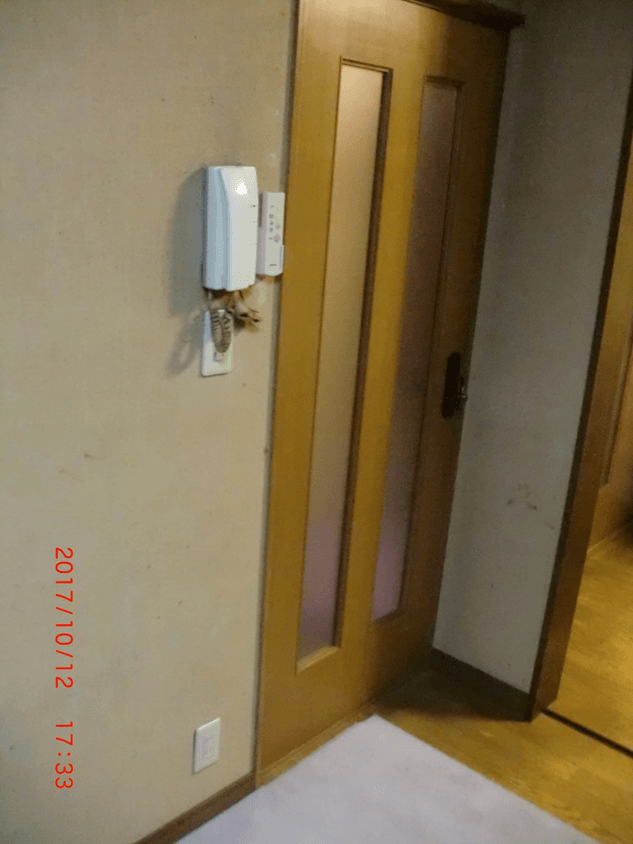 扉の取替（開き戸→引き戸）